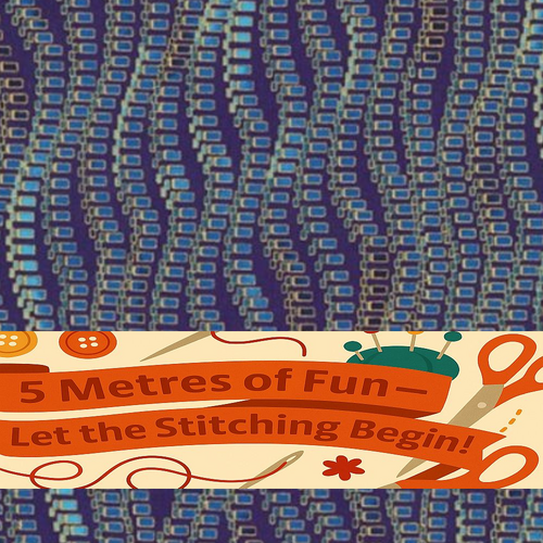 Super Sale - 5 Metres - Sew Much for Less! -Treasures of Alexandria 8851-201