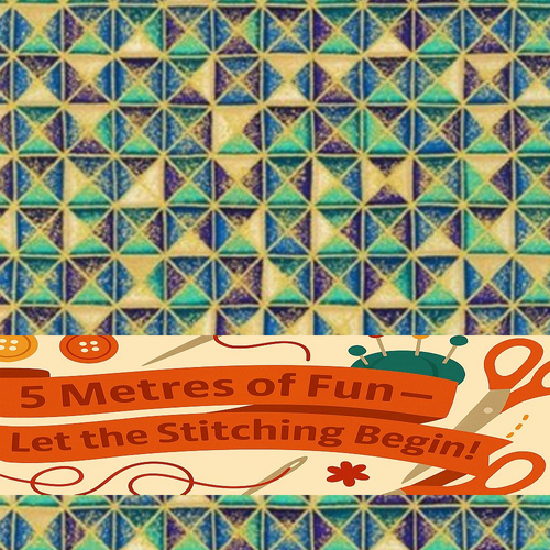 Super Sale - 5 Metres - Sew Much for Less! -Treasures of Alexandria 18852-201