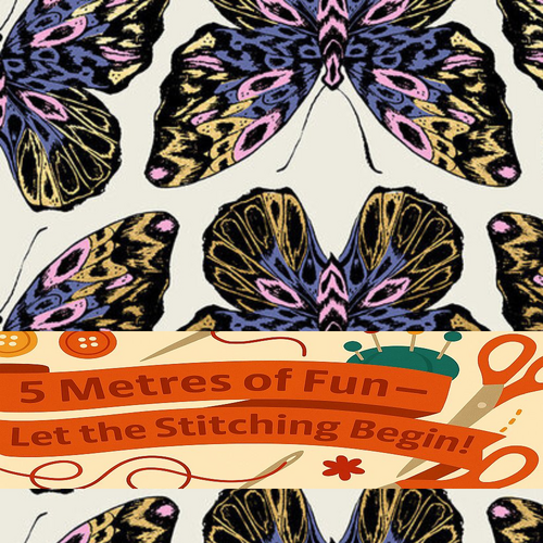 Super Sale - 5 Metres - Sew Much for Less! -Tiger Fly RS2014 15M