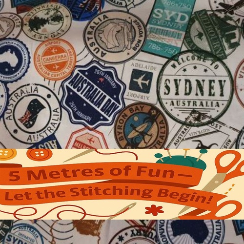 Super Sale - 5 Metres - Sew Much for Less! -Journey of Australia