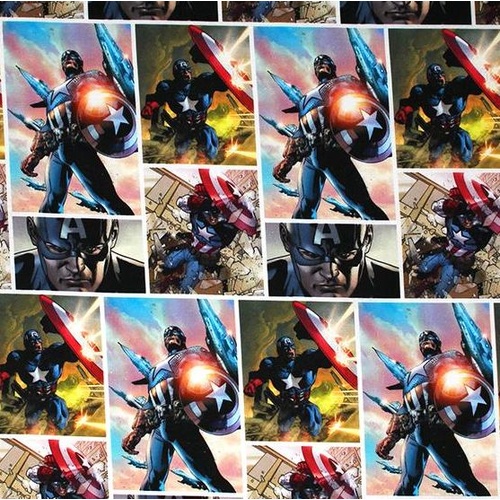 Marvel Captain America Superhero Collage Patch 20264