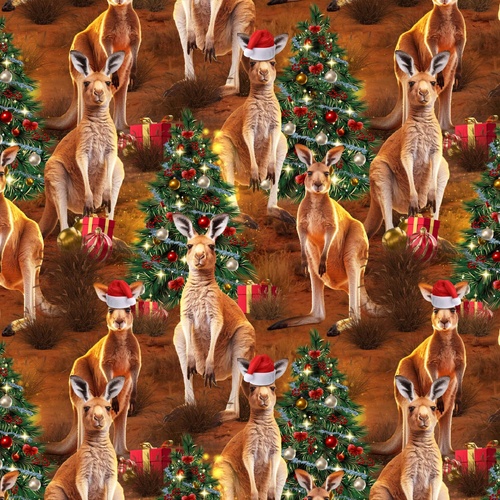 Super Sale Festive Friends Australian Christmas Kangaroo 4034A