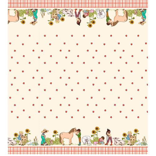 Super Sale Michael Miller Farm Days 24" Double Border 3129/880