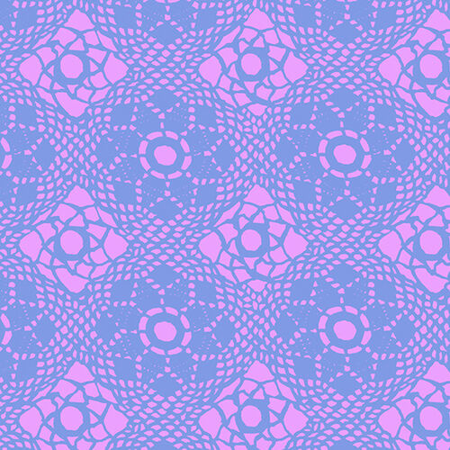 Fabric Remnant- Sun Print 2021 Crochet Floral 67cm