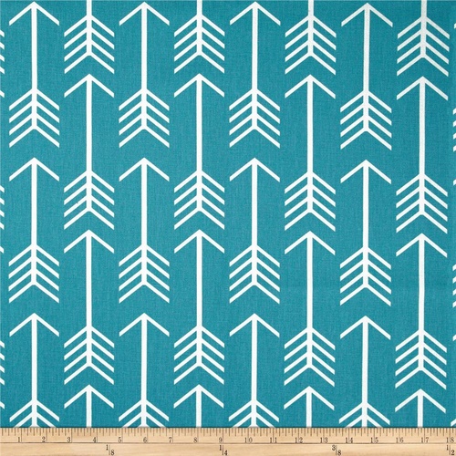 $6.95/Metre -  Arrow Canvas Aqua
