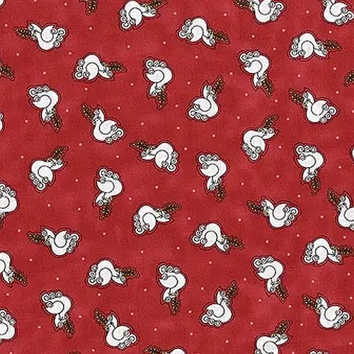 Two By Two Noah's Ark Doves Red 1750-88