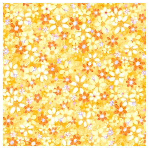 Super Sale Flower to the Sun Retro Daisy Yellow PB5566YO