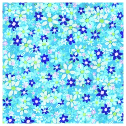 Super Sale Flower to the Sun Retro Daisy Turq Blue PB5566TB