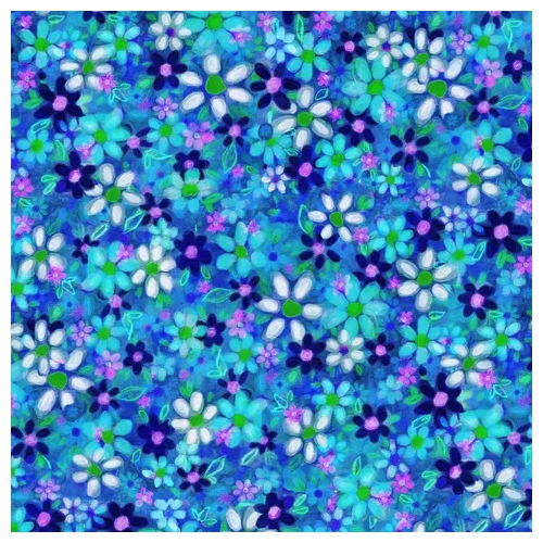 Super Sale Flower to the Sun Retro Daisy Blue PB5566BC
