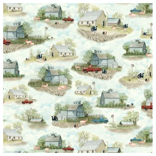 Super Sale Farm View Country Barns & Animals PB5571MU