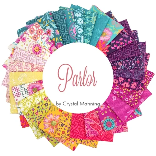 Moda Parlor Crystal Manning 5" Charm Squares