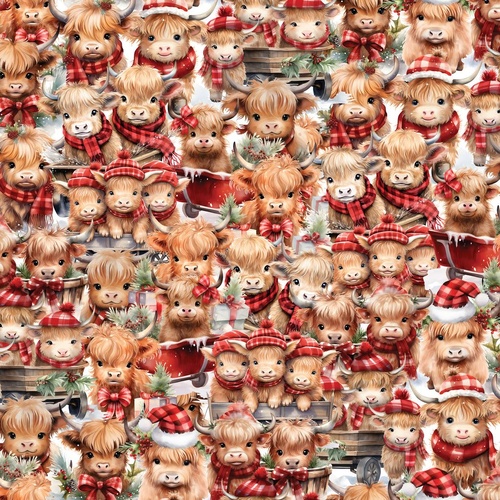 Santa Paws Packed Christmas Cows DV6945