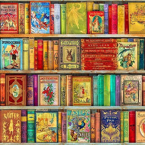 Library of Rarities Antique Book Shelf 19600-199