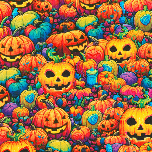 Bright Frights Halloween Pumpkins Packed 23086-148