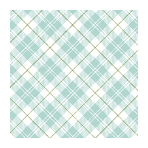 Henry Glass Young of the Year Plaid Check Blue 1653-11