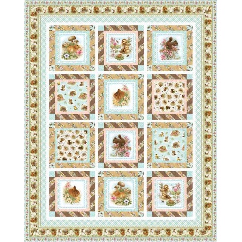 Henry Glass Young of the Year Nature's Cuties Quilt Kit