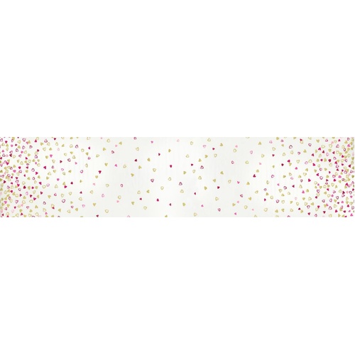 Fabric Remnant- Moda I Heart Ombre Metallic 60cm