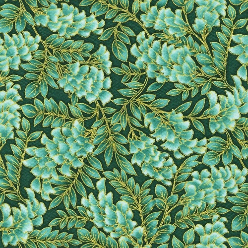 Fabric Remnant-Robert Kaufman Aurelia Metallic Wisteria 59cm