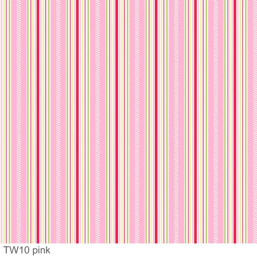 Fabric Remnant-Tanya Whelan Posie Stripe 70cm