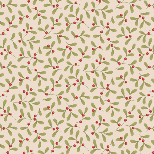 Tilda Merry Little Christmas Mistletoe Cream 100639