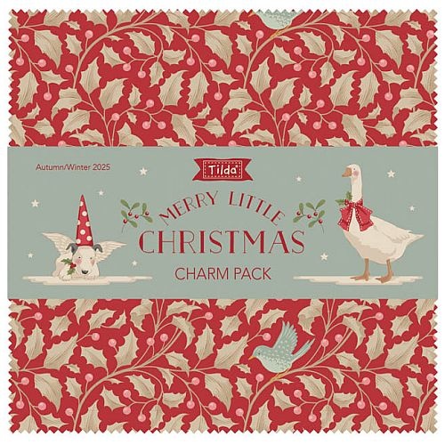 Tilda Merry Little Christmas 5" Fabric Charm Squares