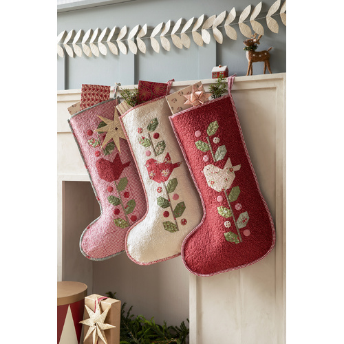 Tilda Merry Little Christmas Winter Bird Christmas Stocking Kit