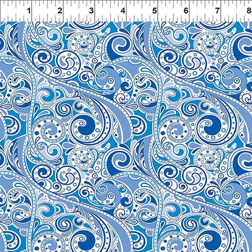 ITB Wonders of the Ocean Sea Swirls Blue 9WO-1
