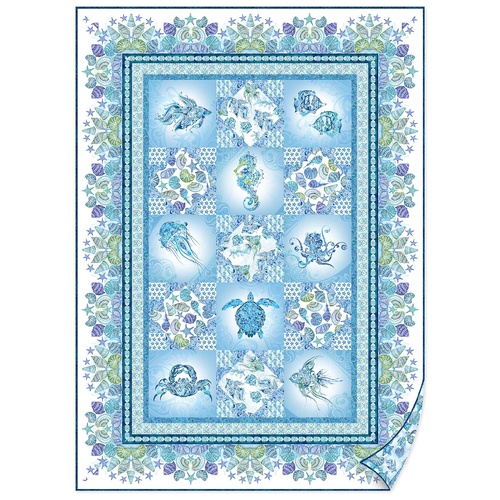 ITB Wonders of the Ocean Sea Panel Quilt Kit