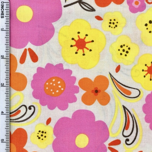 Super Sale Funky Retro Floral Valencia FT7226