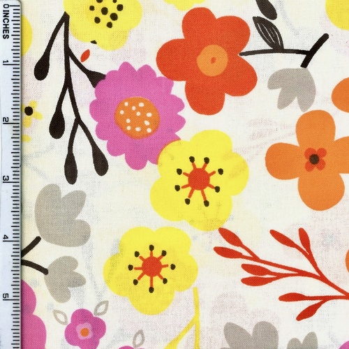 Super Sale Funky Retro Floral Valencia FT7221 