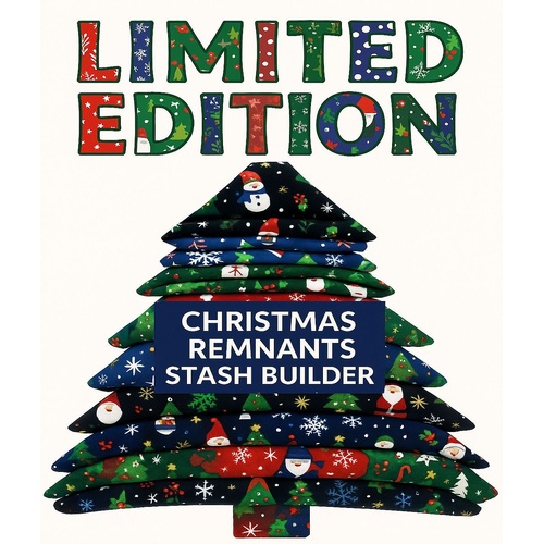 1KG Mystery CHRISTMAS Fabric Remnants Stash Builder LIMITED EDITION 