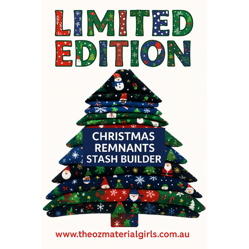 1KG Mystery CHRISTMAS Fabric Remnants Stash Builder LIMITED EDITION 