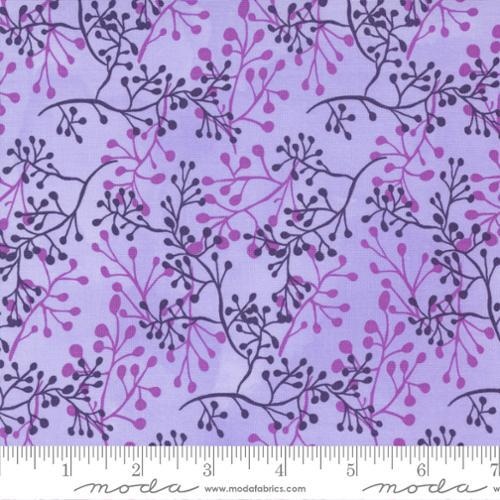 Fabric Remnant- Moda Pansy's Posies Spring Bunch Vine 85cm
