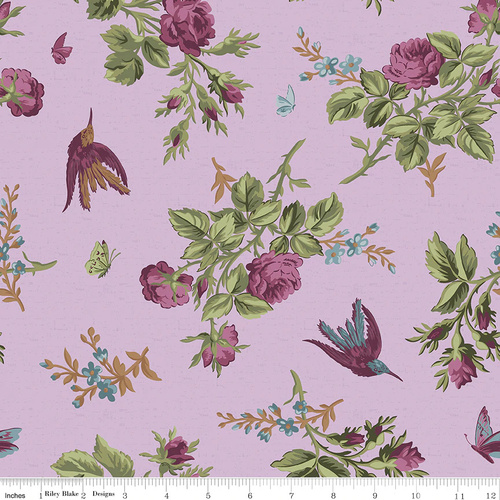 Fabric Remnant-Anne of Green Gables Floral 90cm