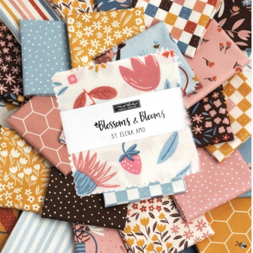 Moda Blossoms & Blooms 5" Charm Squares