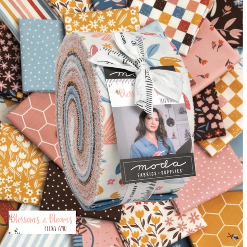 Moda Blossoms & Blooms 2.5" Jelly Roll Fabric Strips