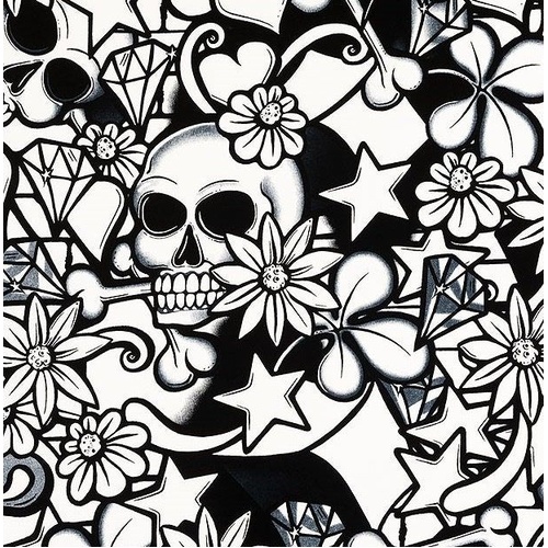 Alexander Henry Street Skulls 1/2m - 8644B