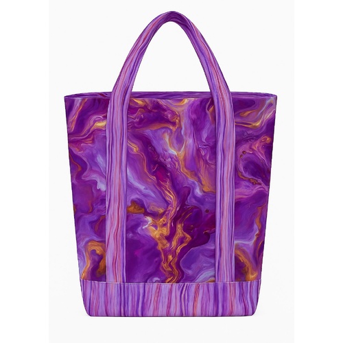 Fluidity Purple Grocery / Library / Carry Bag KIT