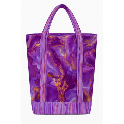 Fluidity Purple Grocery / Library / Carry Bag KIT