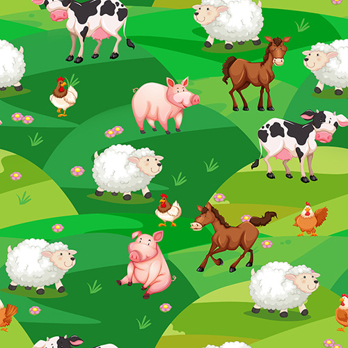 Super Sale Farmyard Friends Hilltop Animals 4103G