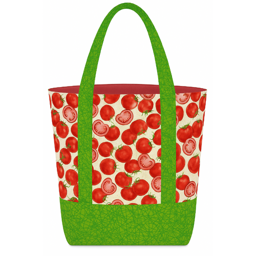 Taste The Season Tomatoes Grocery / Library / Carry Bag KIT