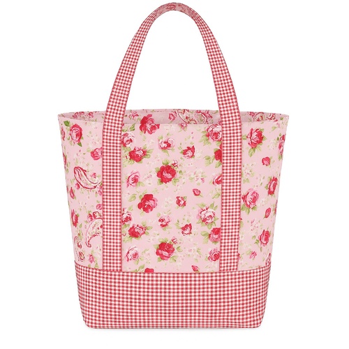 Shabby Chic Posie Pink Grocery / Library/ Handbag Kit - Beginner