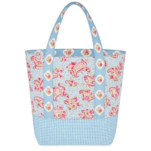 Shabby Chic Posie Blue Grocery / Library/ Handbag Kit - Beginner