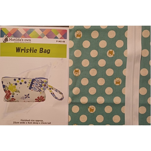 Wristie Bag & Zipper Kit - Puppy Dog Spots