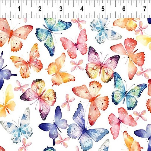 ITB Butterfly Fantasy Scattered Butterflies Multi 4BF-1