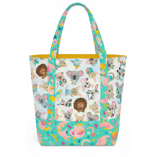 Crafty Claws Aussie Animals Grocery / Library / Carry Bag Kit 