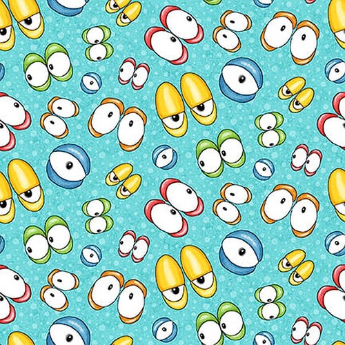 Monster'ocity Glow Googly Eyes Aqua 1232G-11