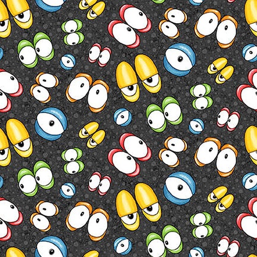 Monster'ocity Glow Googly Eyes Black 1232G-99