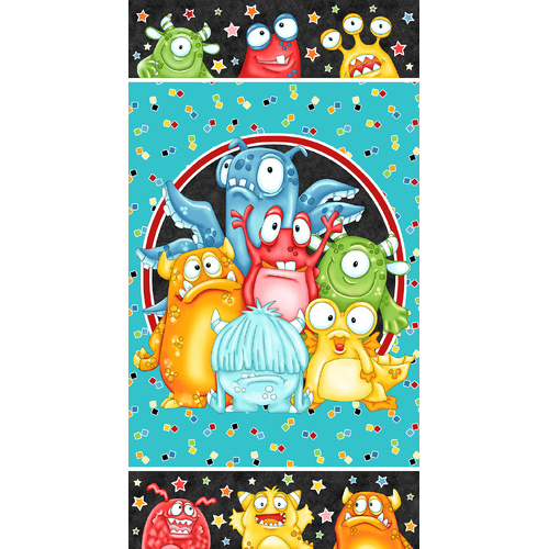 Monster'ocity Glow Monster 24" Panel Multi 1239PG-91