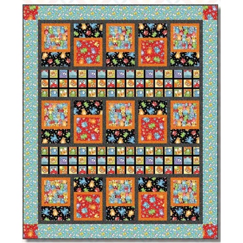 Monster'ocity Glow Monster Quilt Kit #2